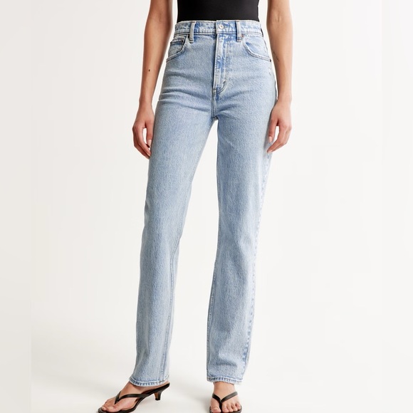 Abercrombie & Fitch 90s Straight Ultra High Rise - Size 29 - Picture 1 of 5